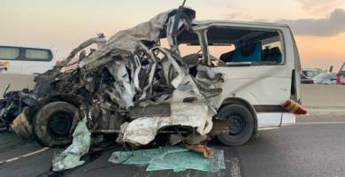 حادث مروري يودي بحياة وإصابة 7 اشخاص جنوب الناصرية 