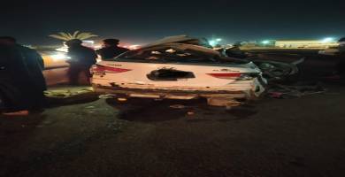 مصرع وإصابة 5 أشخاص بحادث سير مروِّع شمال الناصرية