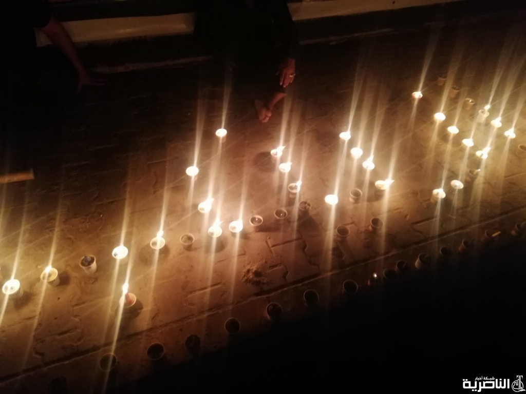  قلعة سكر تحيي مسيرة الشموع في ليلة الحادي عشر