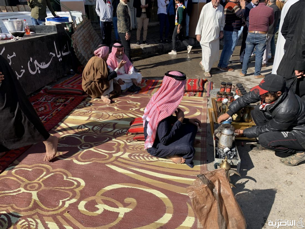 الجلسة العربية حاضرة وسط ساحة الحبوبي في الناصرية
