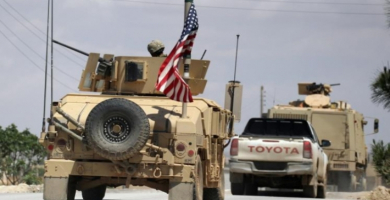 اليات الجيش الامريكي في العراق (من الارشيف).