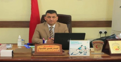 حيدر علي حنتوش مدير قسم الصحة العامة (من الارشيف).