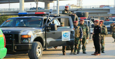 مفارز الشرطة العراقية (من الارشيف).