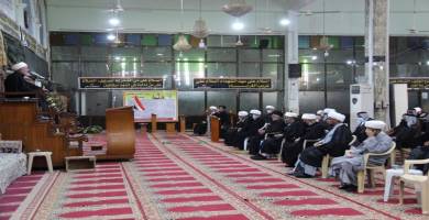مدرسة اية الله الخويبراوي تقيم مجلس فاتحة للمرجع الديني الكبير السيد محمد سعيد الحكيم قدس سره