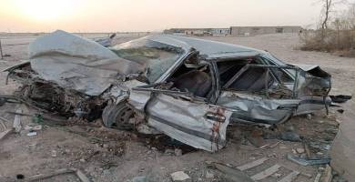 مصرع 6 اشخاص في حادث مروري مروِّع جنوب الناصرية