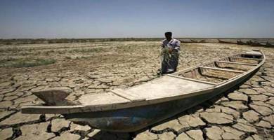 الجفاف يضرب 90% من اهوار الجبايش شرق ذي قار 
