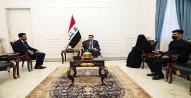 ‎رئيس مجلس الوزراء محمد شياع السوداني يستقبل عائلة الناشط المختطف سجاد العراقي‎