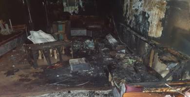 حادث غريب شاب يحرق منزل عائلته في الناصرية