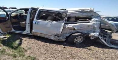 مصرع واصابة 4 اشخاص بحادث تصادم 3 عجلات جنوب الناصرية 