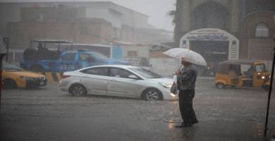 انواء الناصرية تكشف كمية الأمطار المتساقطة في ثلاث مناطق