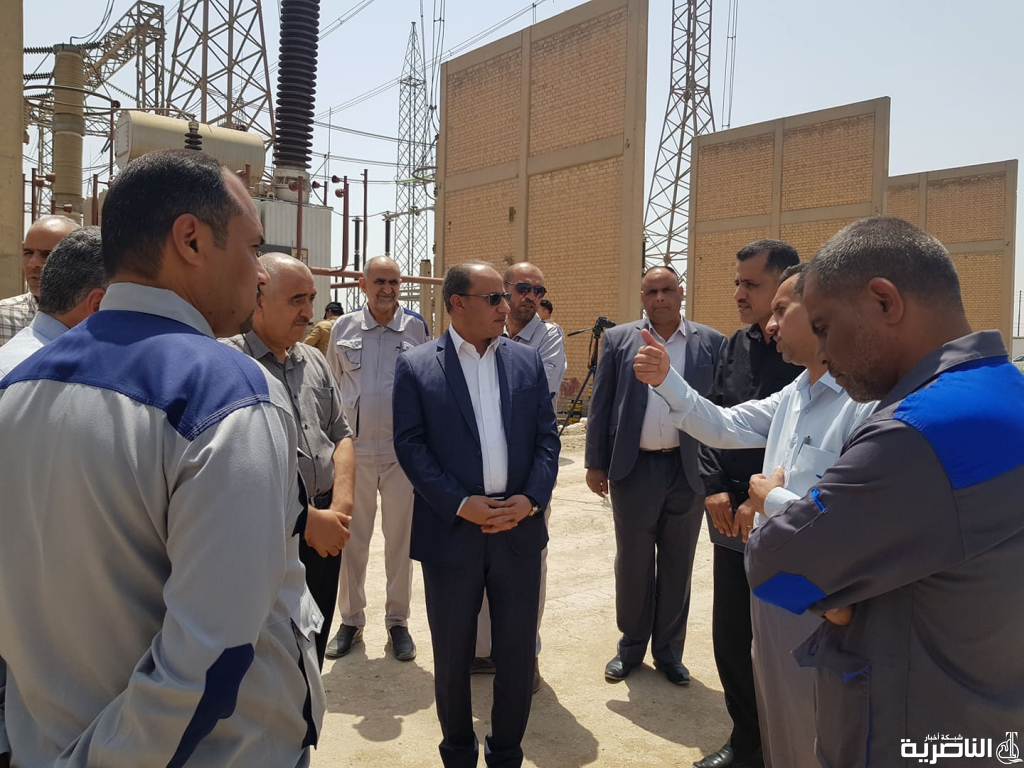 الناصري يعلن قرب دخول محطة الاوتو ترانسفير السادسة، ويؤكد تواصل العمل لتحسين اداء منظومة الكهرباء