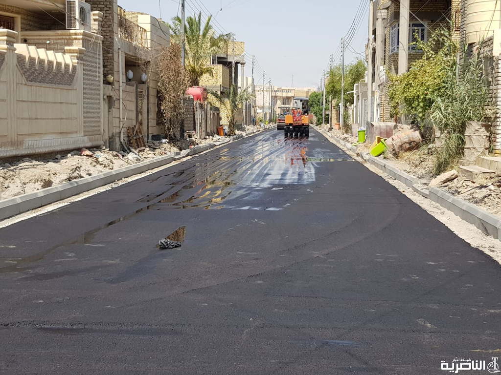 انجاز المشاريع الخدمية في حي الامير نهاية الشهر الحالي