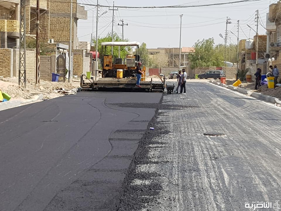 انجاز المشاريع الخدمية في حي الامير نهاية الشهر الحالي