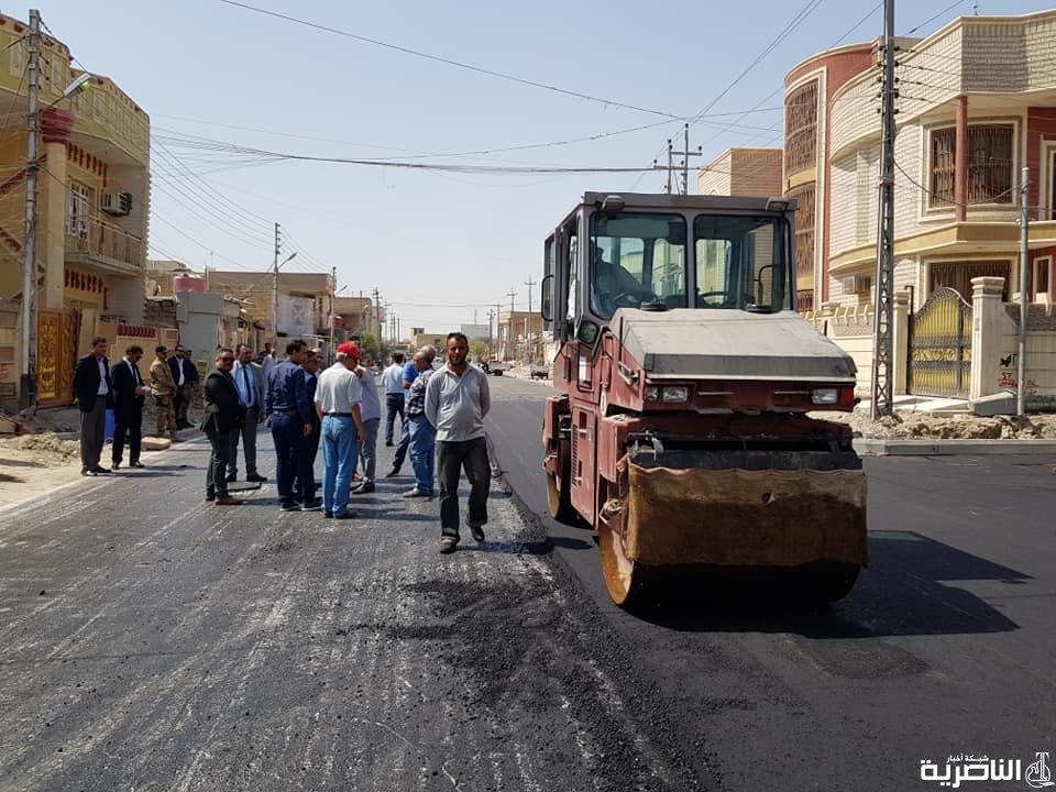 انجاز المشاريع الخدمية في حي الامير نهاية الشهر الحالي