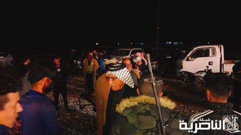 بالصور: عشائر بني ركاب تؤمن الطريق العام غربي مدين الرفاعي