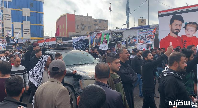 هجوم انتحاري لداعش الارهابي في مدينة سامراء وجميع القتلى والمصابين من اهالي الناصرية بالصور: الناصرية تشيع شهداء سرايا السلام الذين استشهدوا في سامراء