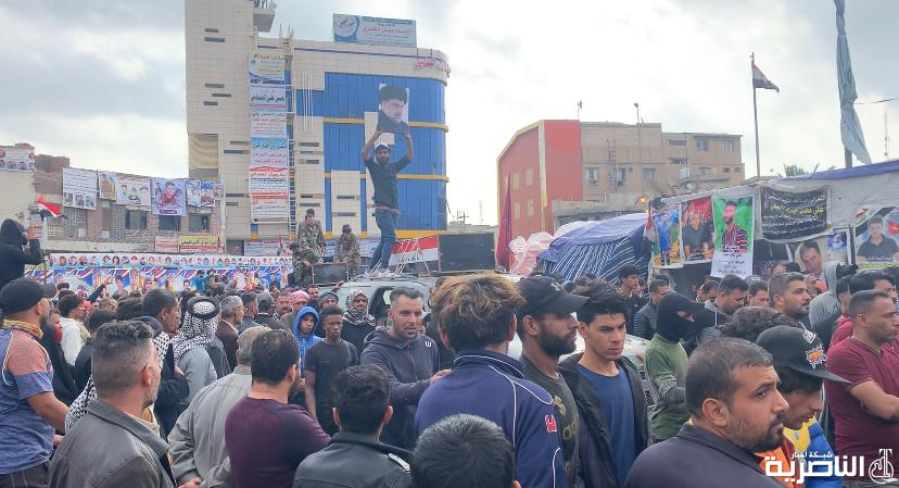 هجوم انتحاري لداعش الارهابي في مدينة سامراء وجميع القتلى والمصابين من اهالي الناصرية بالصور: الناصرية تشيع شهداء سرايا السلام الذين استشهدوا في سامراء