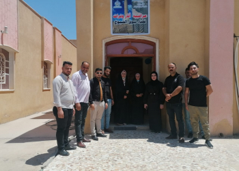 موظفو مراقبية اثار سوق الشيوخ