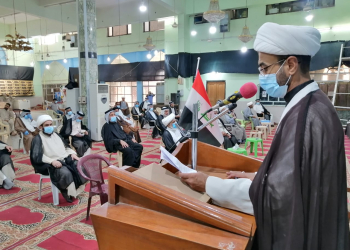 عددمن الخطباء والمبلغين في مسجد الشيخ عباس الكبير