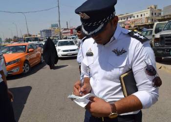 مرور ذي قار ترصد يومياً اكثر من 150 مخالفة