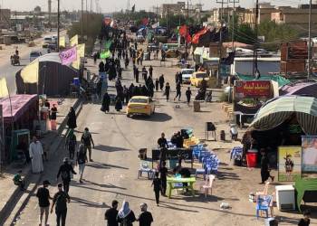 ذي قار : اعادة فتح الطرق العامة في الناصرية بعد انتهاء مسيرة زائري الاربعينية 