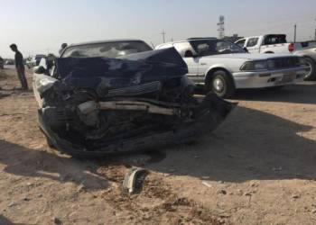 اصابة 6 اشخاص بحوادث سير متفرقة في ذي قار