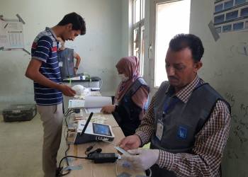 منظمة تموز: تعطل عدد من اجهزة التصويت في مراكز الاقتراع بمحافظة ذي قار 
