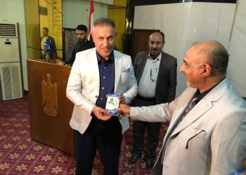 بالصور: صحفيو ذي قار يحتفلون بانهاء ملف قطع اراضي زملائهم في الناصرية
