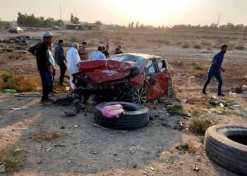 مصرع وإصابة 3 أشخاص في حادث سير مروع شرق الناصرية
