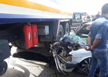 مصرع وإصابة 4 أشخاص بحادث تصادم صهريج بعجلة جنوب ذي قار