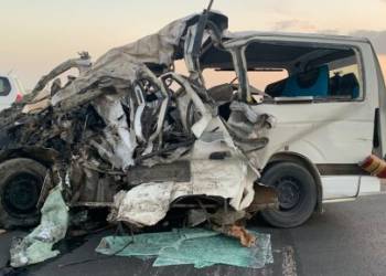 حادث مروري يودي بحياة وإصابة 7 اشخاص جنوب الناصرية 