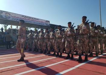 بالصور: الكلية العسكرية في ذي قار تستذكر عيد الجيش بإستعراض عسكري