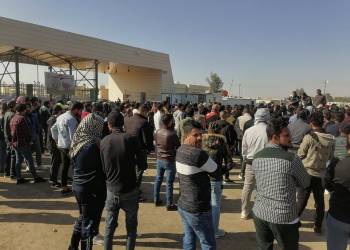 بالصور: إستمرار إعتصام الخريجين أمام شركة نفط ذي قار يدخل شهره الخامس للمطالبة بالتعيين