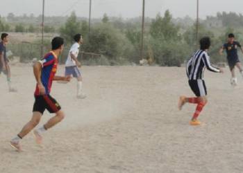 مباراة كرة قدم تنتهي باصابة ثلاثة اشخاص جنوب الناصرية 