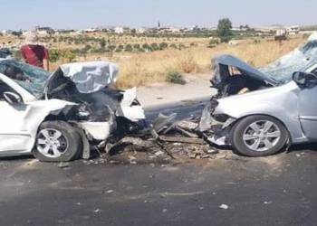 مصرع وإصابة اربعة أشخاص بحادثين منفصلين شمال الناصرية