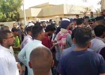 ذي قار: تظاهرة غاضبة لأهالي قلعة سكر احتجاجا على تردي واقع الكهرباء