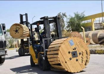 شركة اور العامة تجهِّز كهرباء الوسط باسلاك