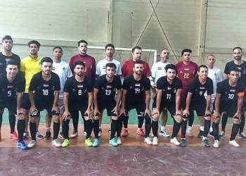 نفط ذي قار بقدم الصالات يتأهل إلى الربع النهائي بعد فوزه على فريق شركة النسيج ببطولة شركات العراق