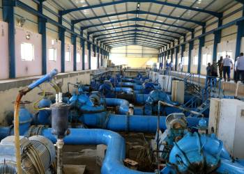 الشطرة: توقف 50‎%‎ محطات المياه في ناظم البدعة لانخفاض مناسيب المياه 