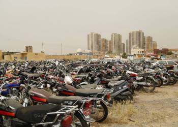 إذاعة الناصرية: مرور ذي قار تحجز اكثر من 600 دراجة نارية بسبب عدم تسجيلها 