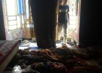 مصرع شخص  واصابة والدته بحريق منزل في الناصرية 