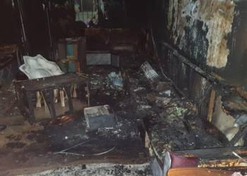 حادث غريب شاب يحرق منزل عائلته في الناصرية