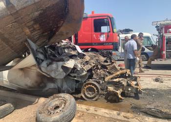 مصرع واصابة شخصين بحادث مروري جنوب الناصرية
