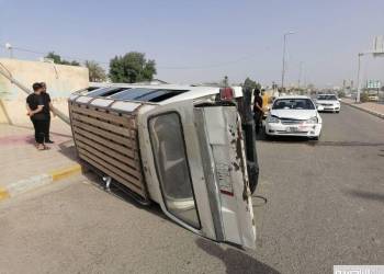 مصرع وإصابة  6 أشخاص بانقلاب عجلة غرب الناصرية