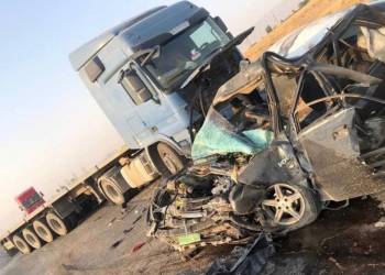 مصرع واصابة 3 اشخاص بحادث مروري غرب الناصرية