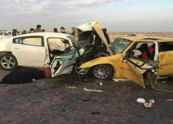 مصرع وإصابة 3 أشخاص في حادث سير مروِّع شمال الناصرية