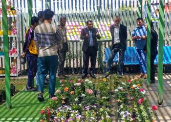 بالصور: افتتاح معرض الزهور شرق الناصرية 