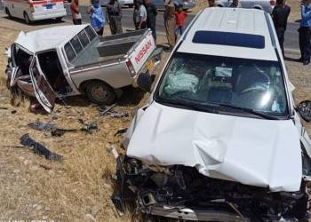 مصرع وإصابة 5 أشخاص بينهم منتسب بحادث سير مروع شمال الناصرية
