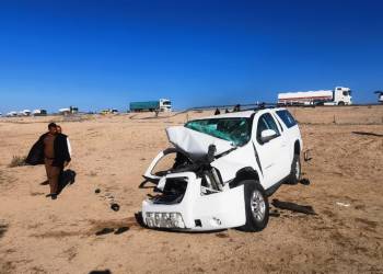 مصرع امراة في حادث سير جنوب الناصرية